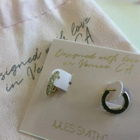 JULES SMITH 14K Gold Plated Daisy Chain Bracelet w/Huggie Hoop Earrings Set - Picture 14 of 14